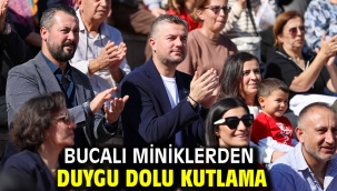 Bucalı miniklerden duygu dolu kutlama 