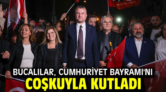 Bucalılar, Cumhuriyet Bayramı'nı coşkuyla kutladı