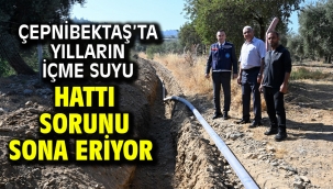 Çepnibektaş'ta Yılların İçme Suyu Hattı Sorunu Sona Eriyor ​​​​​​​