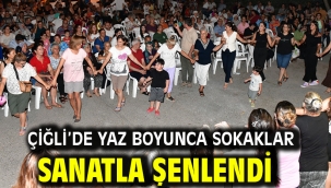 Çiğli'de yaz boyunca sokaklar sanatla şenlendi