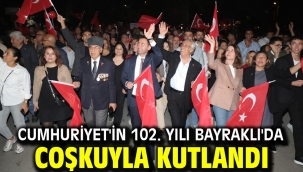 Cumhuriyet'in 102. Yılı Bayraklı'da Coşkuyla Kutlandı