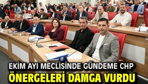 EKİM AYI MECLİSİNDE GÜNDEME CHP ÖNERGELERİ DAMGA VURDU