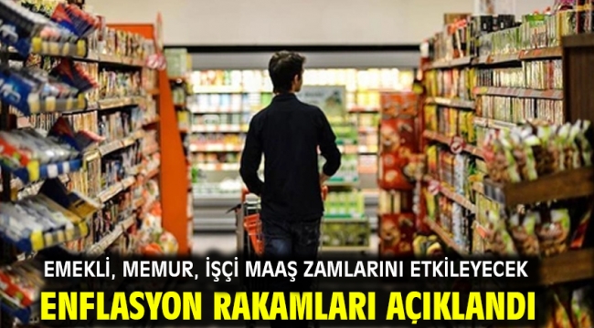 Emekli, memur, işçi maaş zamlarını etkileyecek enflasyon rakamları açıklandı