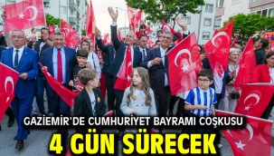 Gaziemir'de Cumhuriyet Bayramı coşkusu 4 gün sürecek
