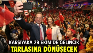 Karşıyaka 29 Ekim'de gelincik tarlasına dönüşecek!   