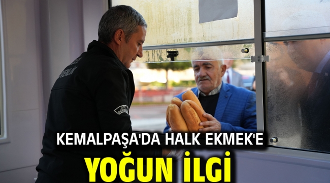 Kemalpaşa'da Halk Ekmek'e Yoğun İlgi