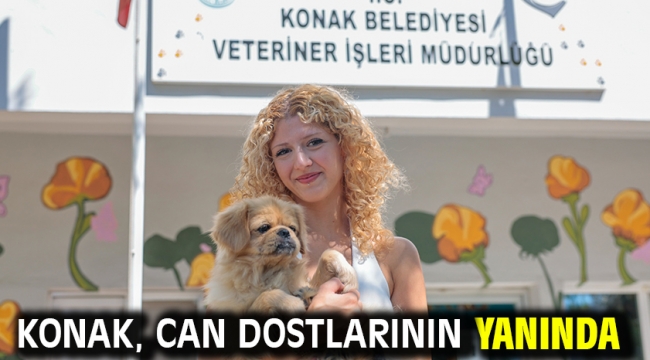 Konak, can dostlarının yanında