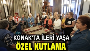 Konak'ta ileri yaşa özel kutlama