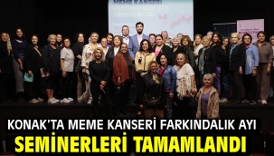 Konak'ta Meme Kanseri Farkındalık Ayı Seminerleri tamamlandı