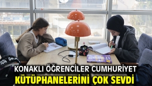 Konaklı öğrenciler Cumhuriyet Kütüphanelerini çok sevdi