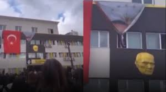 Lise öğrencilerinden Erdoğan posterine tepki