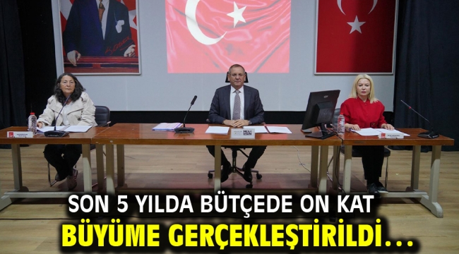 Son 5 yılda bütçede on kat büyüme gerçekleştirildi…
