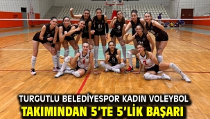 Turgutlu Belediyespor Kadın Voleybol Takımından 5'te 5'lik Başarı