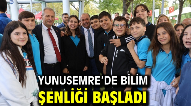YUNUSEMRE'DE BİLİM ŞENLİĞİ BAŞLADI