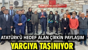 Atatürk'ü hedef alan çirkin paylaşım yargıya taşınıyor
