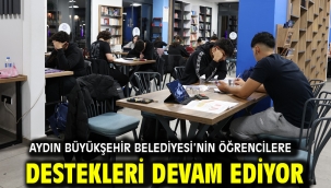 AYDIN BÜYÜKŞEHİR BELEDİYESİ'NİN ÖĞRENCİLERE DESTEKLERİ DEVAM EDİYOR