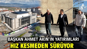 Başkan Ahmet Akın'ın yatırımları hız kesmeden sürüyor