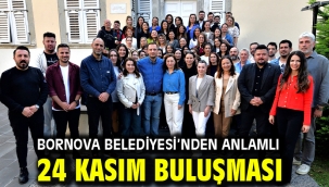 Bornova Belediyesi'nden anlamlı 24 Kasım buluşması