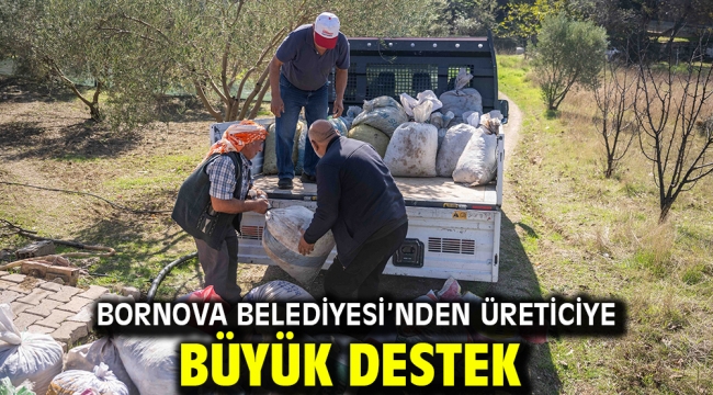 Bornova Belediyesi'nden üreticiye büyük destek