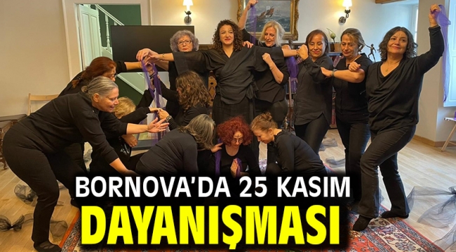 Bornova'da 25 Kasım dayanışması