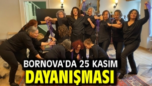 Bornova'da 25 Kasım dayanışması