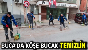 Buca'da köşe bucak temizlik