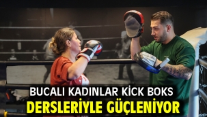 Bucalı kadınlar kick boks dersleriyle güçleniyor