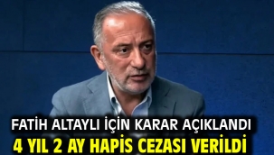 Fatih Altaylı için karar açıklandı