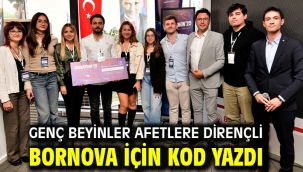 Genç beyinler afetlere dirençli Bornova için kod yazdı
