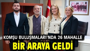 Komşu Buluşmaları'nda 26 mahalle bir araya geldi