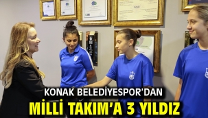 Konak Belediyespor'dan Milli Takım'a 3 yıldız
