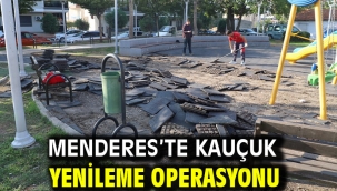 Menderes'te Kauçuk Yenileme Operasyonu