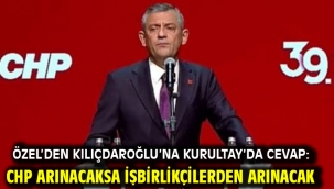 Özel'den Kılıçdaroğlu'na Kurultay'da cevap: CHP arınacaksa işbirlikçilerden arınacak