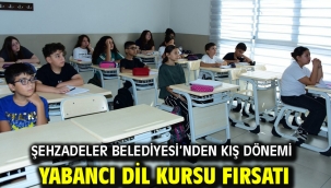 ŞEHZADELER BELEDİYESİ'NDEN KIŞ DÖNEMİ YABANCI DİL KURSU FIRSATI