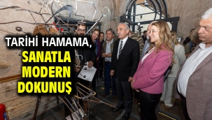 Tarihi hamama, sanatla modern dokunuş