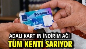Adalı Kart'ın İndirim Ağı Tüm Kenti Sarıyor