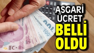 Asgari ücret belli oldu