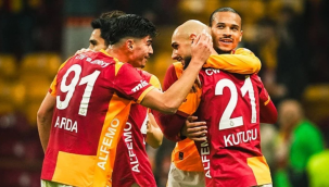 Aslan üçlük attı!