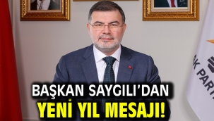 Başkan Saygılı'dan yeni yıl mesajı!