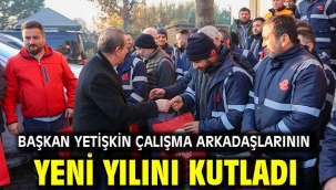 Başkan Yetişkin Çalışma Arkadaşlarının Yeni Yılını Kutladı