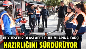 Büyükşehir Olası Afet Durumlarına Karşı Hazırlığını Sürdürüyor