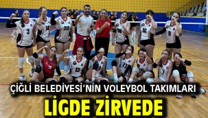 Çiğli Belediyesi’nin Voleybol Takımları Ligde Zirvede