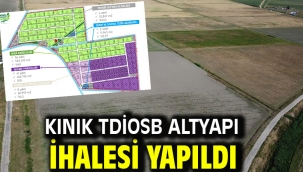 KINIK TDİOSB ALTYAPI İHALESİ YAPILDI