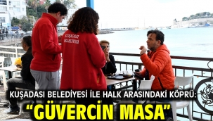 Kuşadası Belediyesi İle Halk Arasındaki Köprü: "Güvercin Masa"