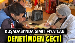 KUŞADASI'NDA SİMİT FİYATLARI DENETİMDEN GEÇTİ