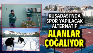 Kuşadası'nda Spor Yapılacak Alternatif Alanlar Çoğalıyor