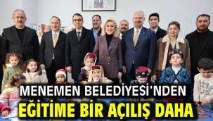 Menemen Belediyesi'nden eğitime bir açılış daha