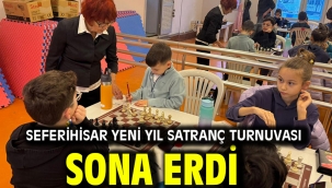 Seferihisar Yeni Yıl Satranç Turnuvası sona erdi
