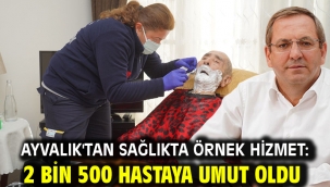 Ayvalık'tan Sağlıkta Örnek Hizmet: 2 Bin 500 Hastaya Umut Oldu