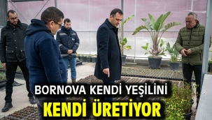 Bornova kendi yeşilini kendi üretiyor